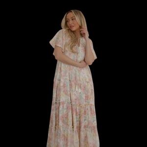 SPRING BLOOMS MAXI DRESS